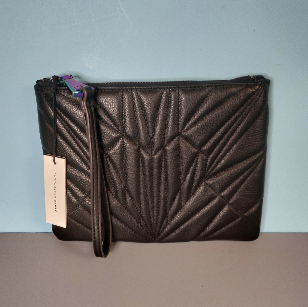 Aimee Kestenberg Black Clutch Purse